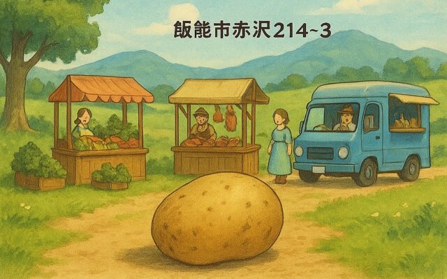 地元の農家さんたちとマルシェ